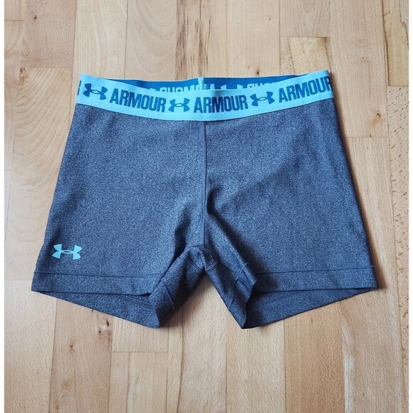 Under Armour Compression Heat Gear Shorts, Gray, Women's, Medium - Picture 1 of 6